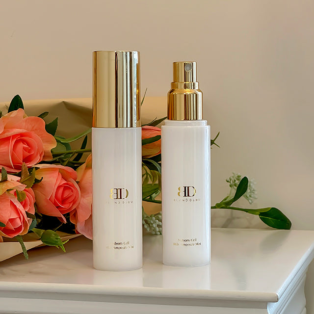 Glass Skin Power!!!!! Glow Set= Donkey Milk Collagen Cream+Milk Ampoule Mist Set