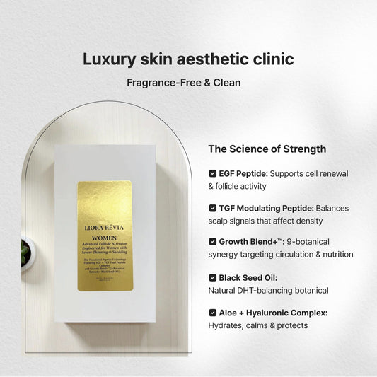 LIORA RÉVIA™ Advanced Follicle Activator - for a luxury skin aesthetic clinic