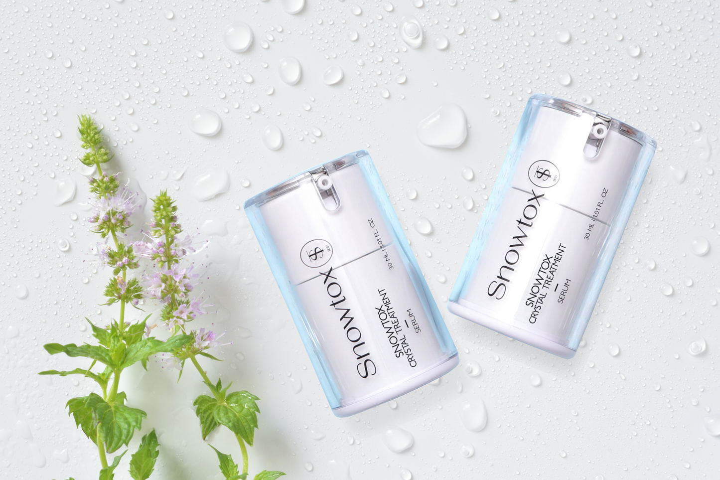 Snowtox Crystal Serum. Botox-like results — without the needle.