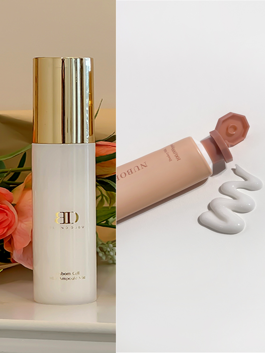 Glass Skin Power!!!!! Glow Set= Donkey Milk Collagen Cream+Milk Ampoule Mist Set