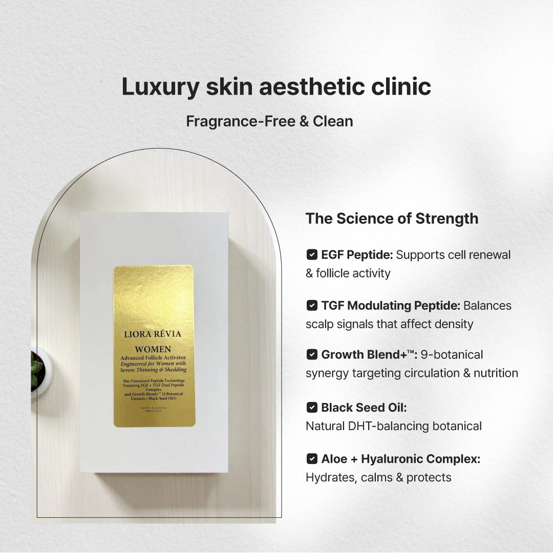 LIORA RÉVIA™ Advanced Follicle Activator - for a luxury skin aesthetic clinic